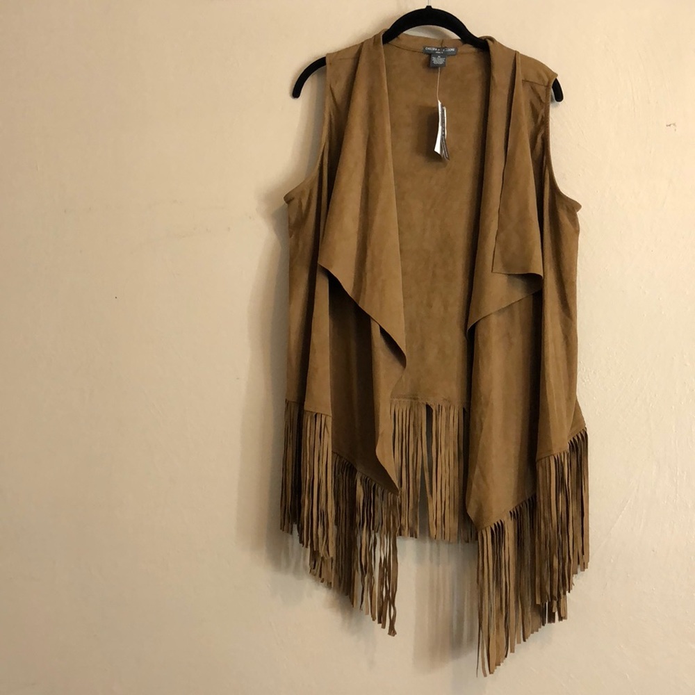 Chelsea and Theodore suede fringe vest